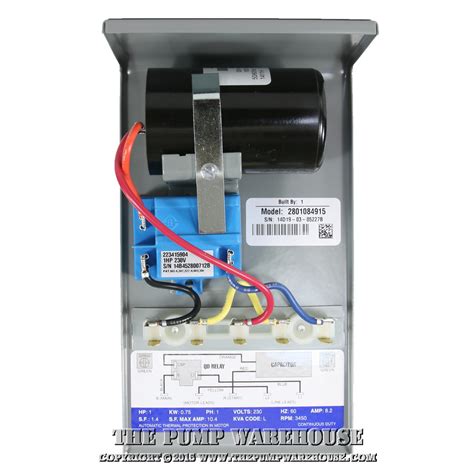 franklin electric 1 hp submersible water pump control box|franklin electric control box parts.